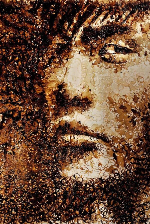 Art ป่ะหละ 22 - วาดภาพจากรอยแก้วกาแฟ