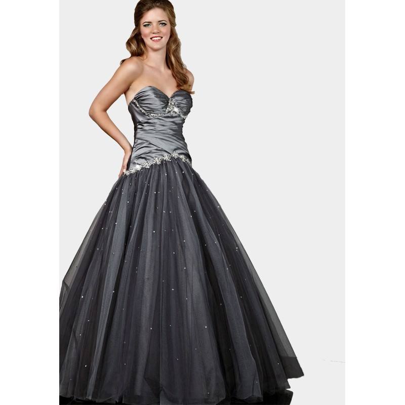 Silver long dress