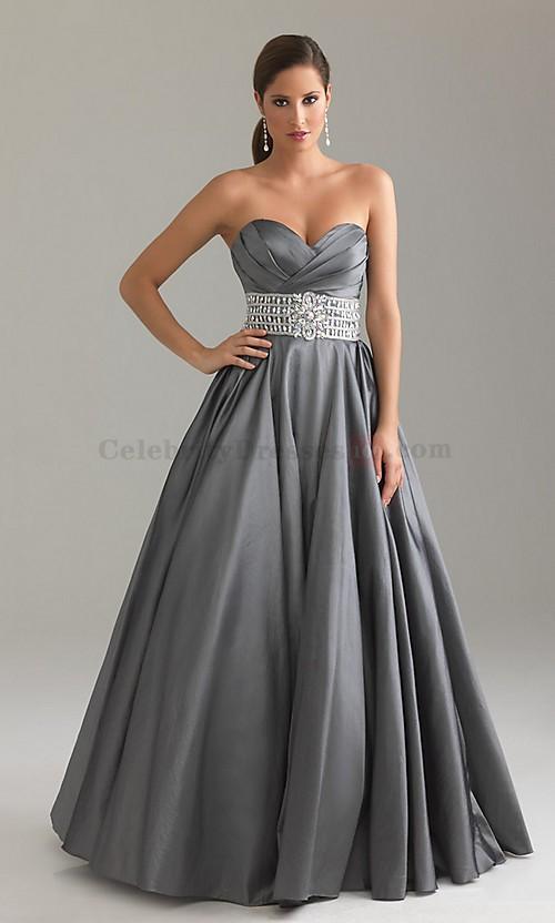 Silver long dress