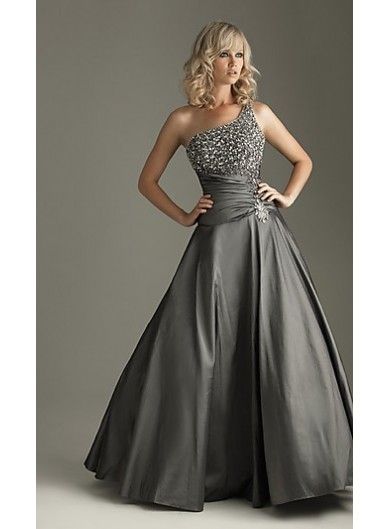 Silver long dress