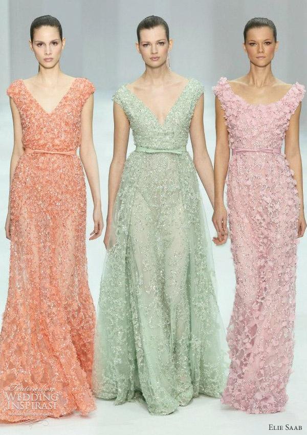 Pastel long dress