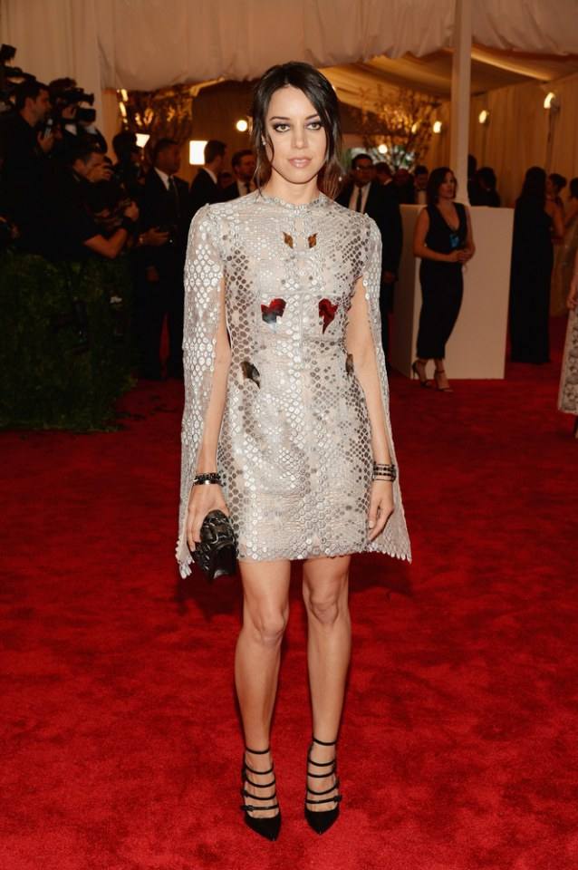 Aubrey Plaza in Marios Schwab dress