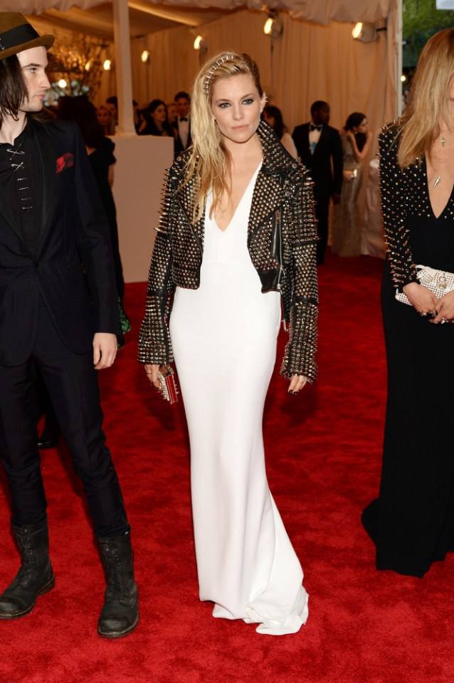 Sienna Miller in Burberry