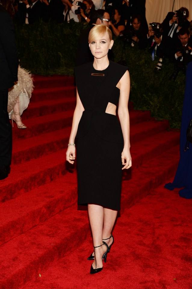 Carey Mulligan In Balenciaga, Tiffany & Co. jewelry