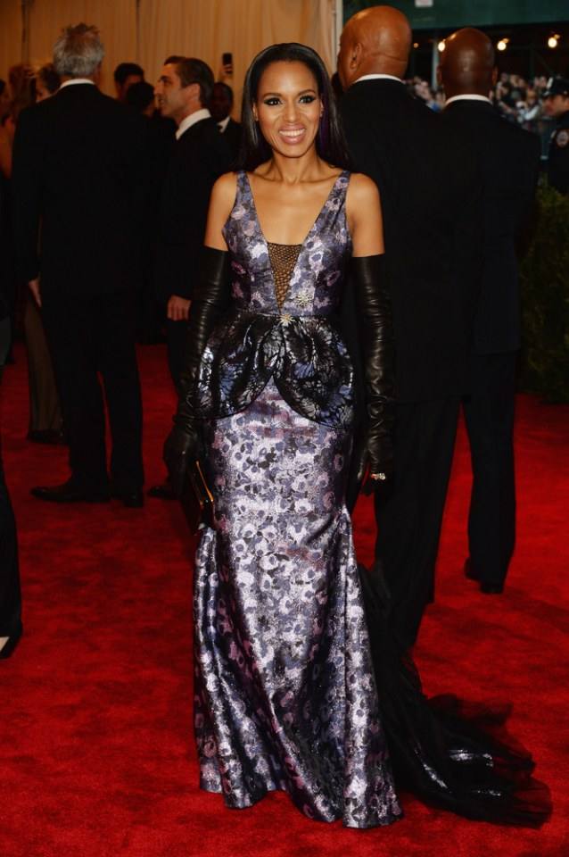 Kerry Washington in Vera Wang