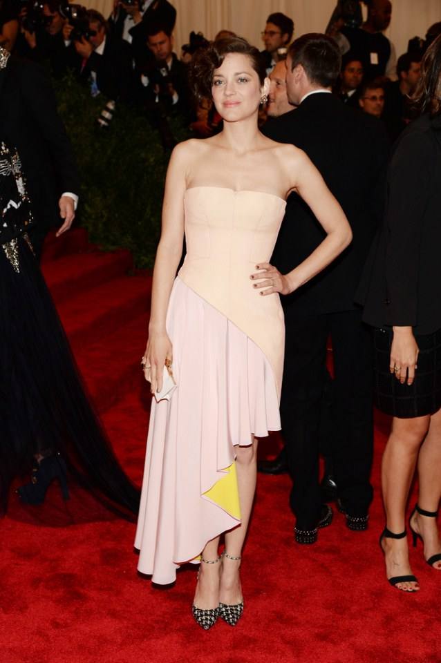 Marion Cotillard in Christian Dior dress