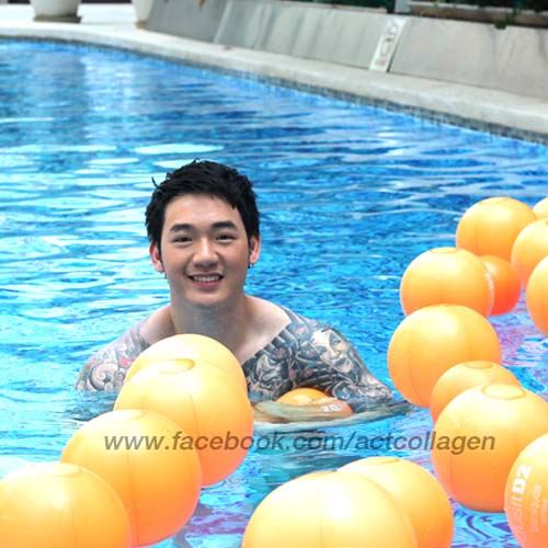 ยากูซ่าน้อยว่ายน้ำ น่ารักจุงๆๆ