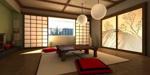 บ้านสวยแบบญี่ปุ่น ๑