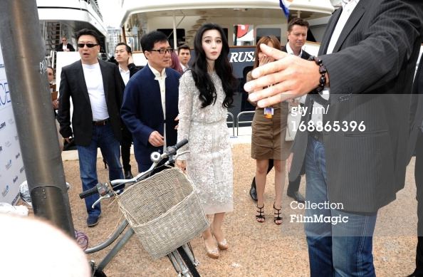 แม่นาง"ฟ่านปิงปิง" & แจ็คกี้ ชาน สองซุปเปอร์สตาร์แดนมังกร ในเมืองคานส์ !!