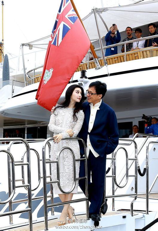 แม่นาง"ฟ่านปิงปิง" & แจ็คกี้ ชาน สองซุปเปอร์สตาร์แดนมังกร ในเมืองคานส์ !!