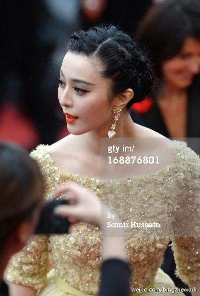 แม่นาง"ฟ่านปิงปิง" ชุดสีเหลืองอ่อน วันที่สองของเทศกาลหนังเมืองคานส์ !!