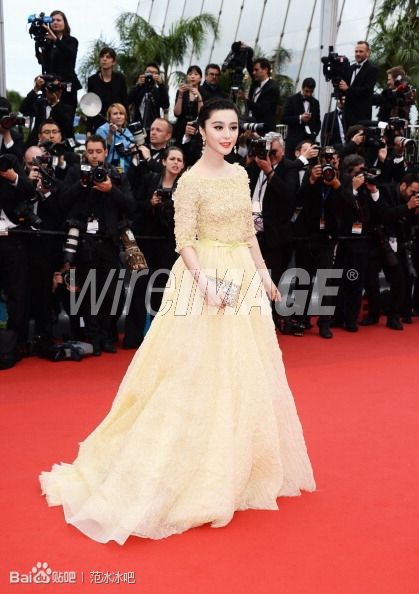 แม่นาง"ฟ่านปิงปิง" ชุดสีเหลืองอ่อน วันที่สองของเทศกาลหนังเมืองคานส์ !!