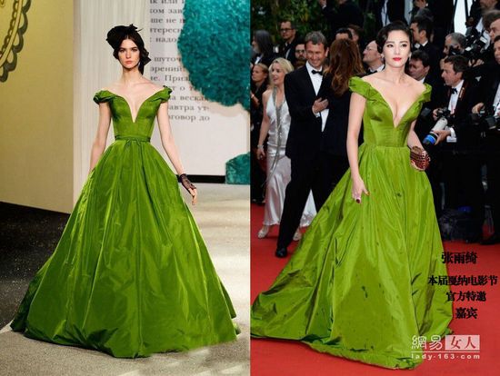 แม่นาง "จางอี่ว์ฉี" อีกหนึ่งสาวจีนดาวเด่นในเมืองคานส์ปีนี้