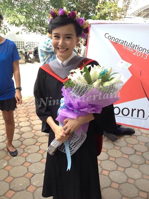 อาหมวย เต้ย รับปริญญาเเล้ว น่ารักมาก