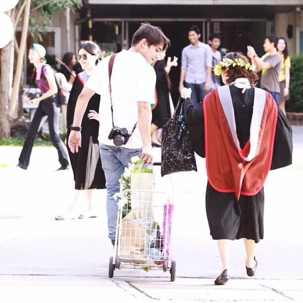อาหมวย เต้ย รับปริญญาเเล้ว น่ารักมาก