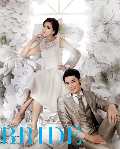ริต้า ควง อั๋น ถ่ายแฟชั่น ชุดแต่งงานใน Bride Magazine