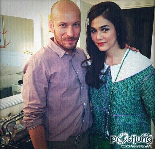 ชมพู่ อารยา เข้าพบ เมคอัพ อาร์ติส ชื่อดัง ของลอลิอัลปารีส