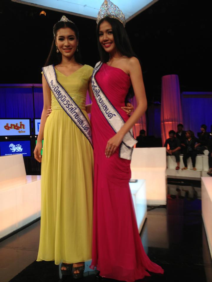 น้องลิต้า และจีจี้ มิสยูนิเวิร์สไทยแลนด์ 2013 และรองอันดับ 1 สัมภาษณ์รายการเจาะใจ