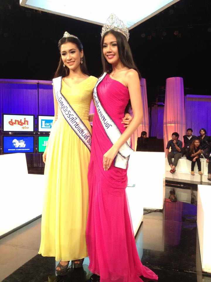 น้องลิต้า และจีจี้ มิสยูนิเวิร์สไทยแลนด์ 2013 และรองอันดับ 1 สัมภาษณ์รายการเจาะใจ