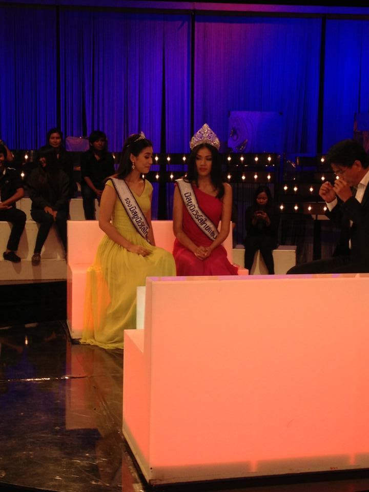 น้องลิต้า และจีจี้ มิสยูนิเวิร์สไทยแลนด์ 2013 และรองอันดับ 1 สัมภาษณ์รายการเจาะใจ