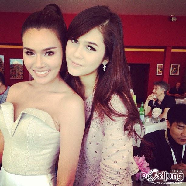 ญาญ่าหญิงงดงามในชุดไทยจากเมืองคานส์