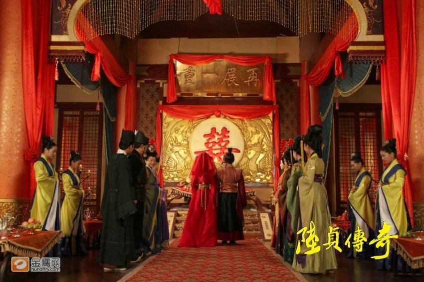 งานแต่งงาน ลู่เจิน กับเกาจ๋าน จาก ตำนานลู่เจิน(2013)