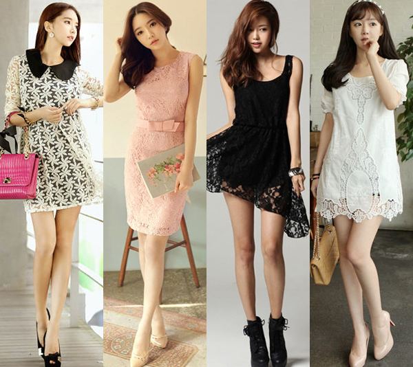 แฟชั่น เดรสลูกไม้สวยน่ารัก สุดหวานสำหรับสาว ๆ