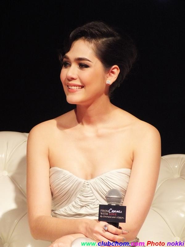 ชมพู่ อารยา ในงานFrom Cannes with Love, by Chompoo and L'Oreal Paris