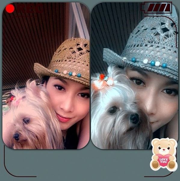 แม่เนียน"ยุ้ย"กับน้องหมาinstagram update!!!
