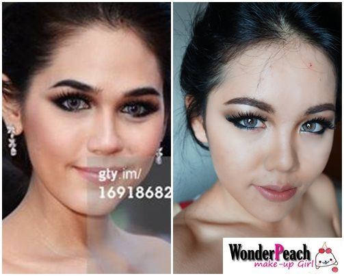 สาวสวยแต่งหน้าให้เหมือน ชมพู่ อารยา