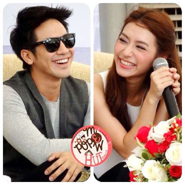 โป๊ป มิว กอดกันกลม จิ้นกระจาย ในงานประมูลการกุศล