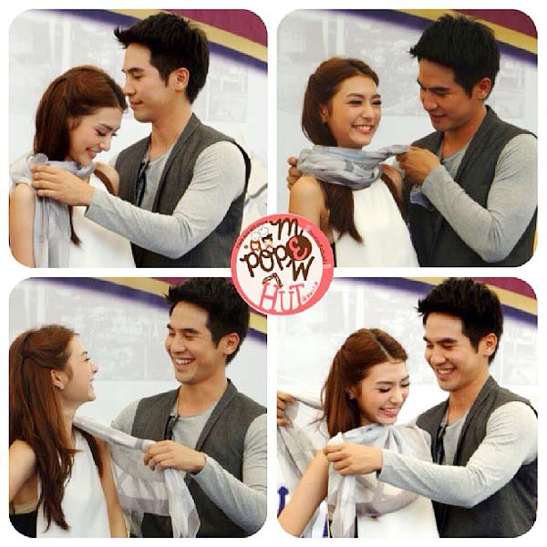 โป๊ป มิว กอดกันกลม จิ้นกระจาย ในงานประมูลการกุศล