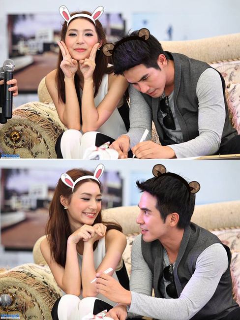 โป๊ป มิว กอดกันกลม จิ้นกระจาย ในงานประมูลการกุศล