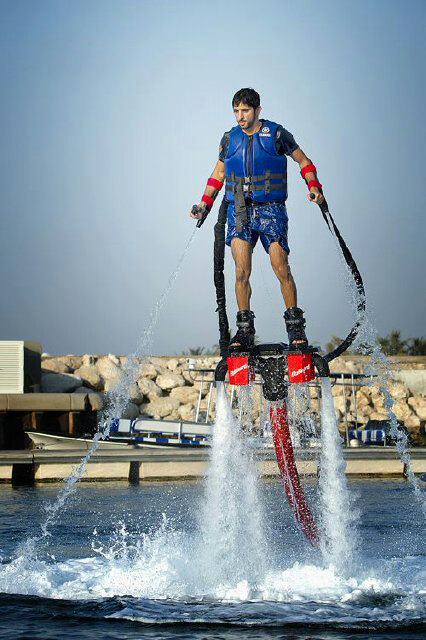 เจ้าชาย กับกีฬา JetLev