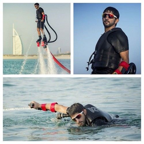 เจ้าชาย กับกีฬา JetLev