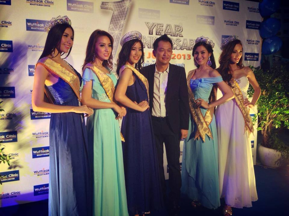 มิสแกรนด์ไทยแลนด์ 2013 ร่วมงานครบรอบ1ปี วุฒิศักดิ์ คลีนิก สาขาสีหนุ ประเทศกัมพูชา