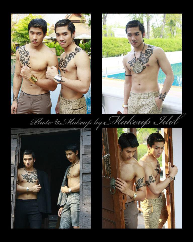 บ่าวเหนือ ในชุดพื้นเมือง