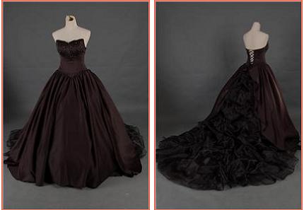 Black Wedding Dress