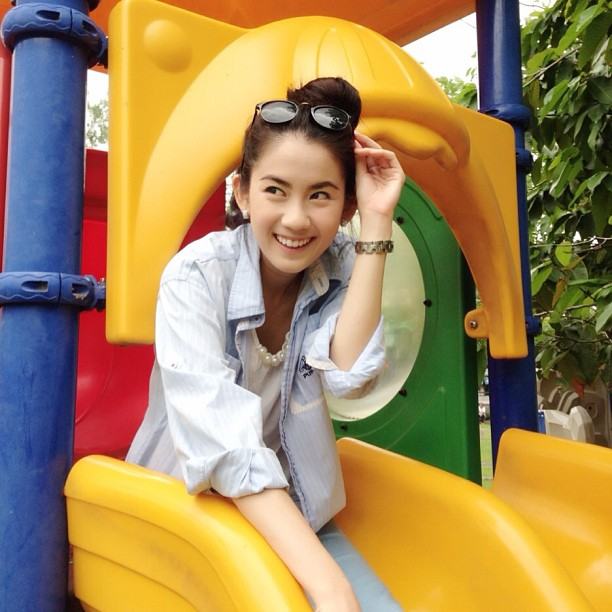 พลอย ภัทรากร ตั้งศุภกุล  จันทา ในสุภาพบุรุษจุฑาเทพ น่ารักซะ