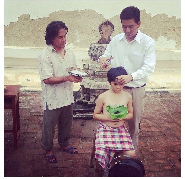 ทองเนื้อเก้า อัพเดต ภาพเบื้องหลัง "งานบวชเณรวันเฉลิม"เริ่มหลงรักน้องยอร์ชแล้ว
