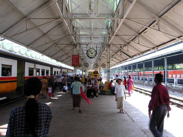 Yangon Central Railway Station, Burma