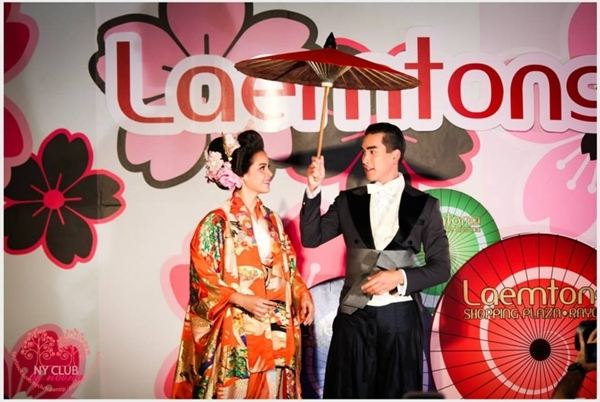 ญาญ่า-ณเดชน์ สวมมาดคู่รักญี่ปุ่น ในงานเปิดห้างแหลมทอง ระยอง