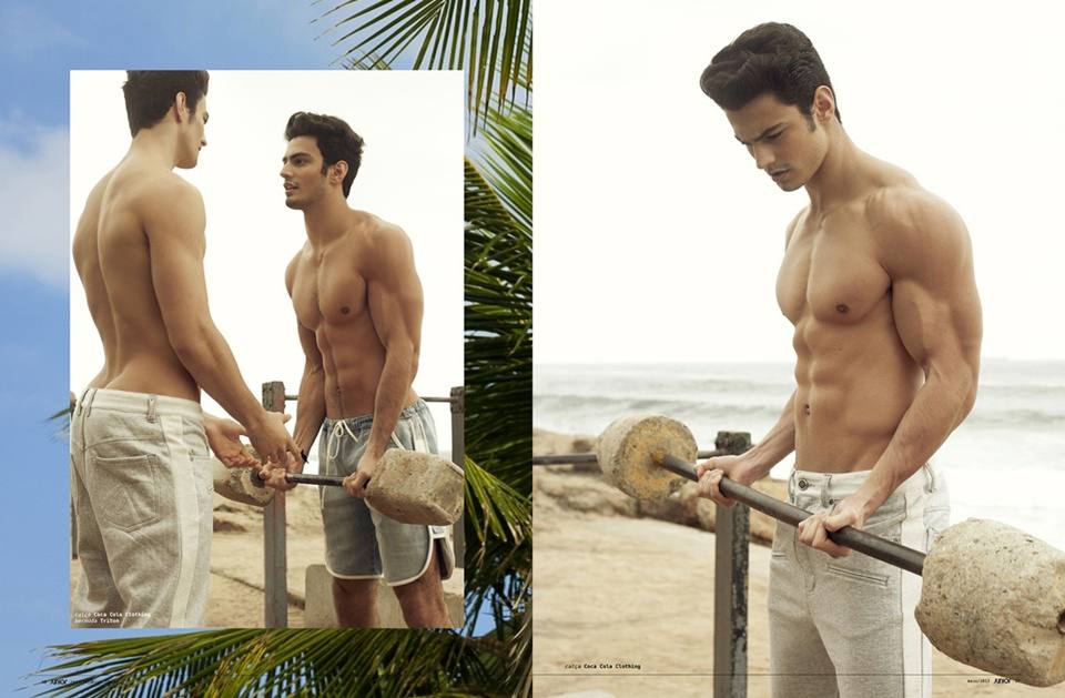 Twins Luis & Lucas Coppini @ Revista Junior Brazil no.51 May 2013