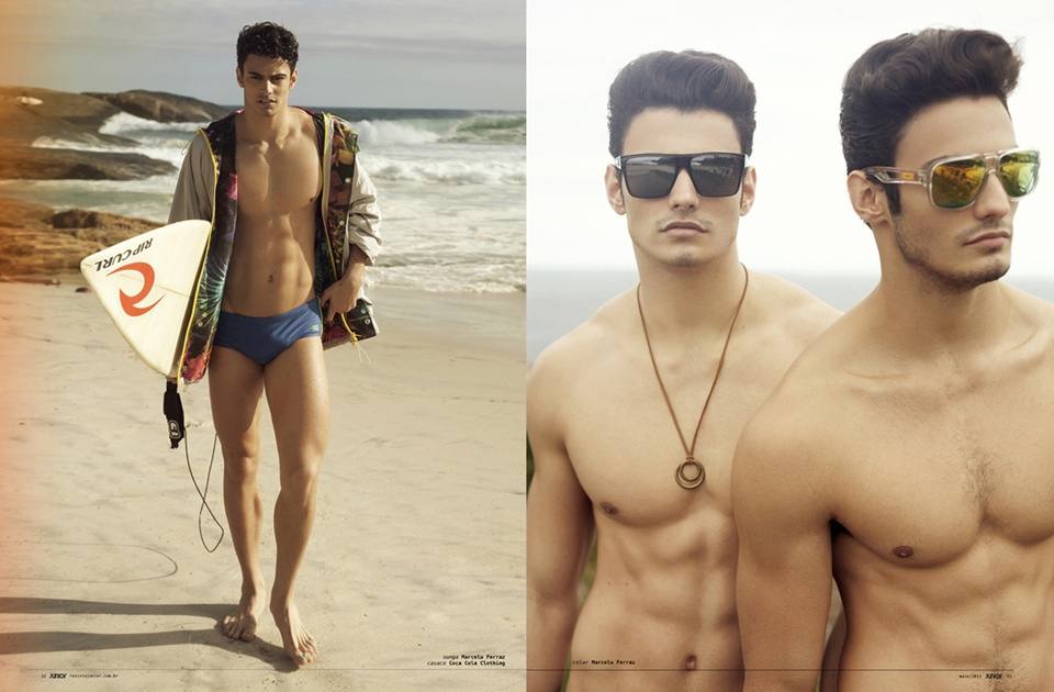Twins Luis & Lucas Coppini @ Revista Junior Brazil no.51 May 2013
