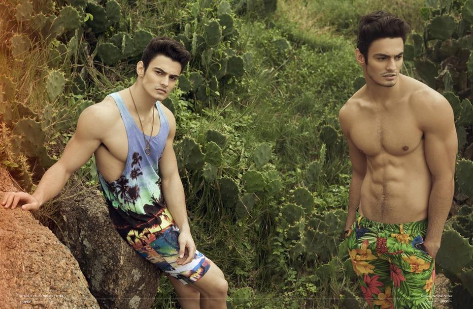 Twins Luis & Lucas Coppini @ Revista Junior Brazil no.51 May 2013