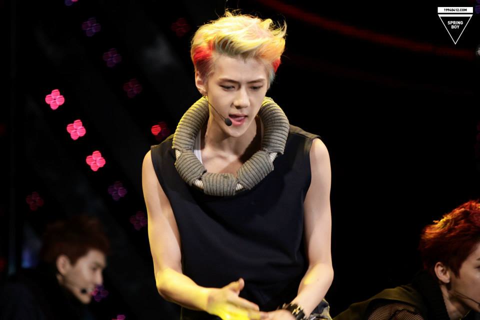 สีผมมักเน่ sehun