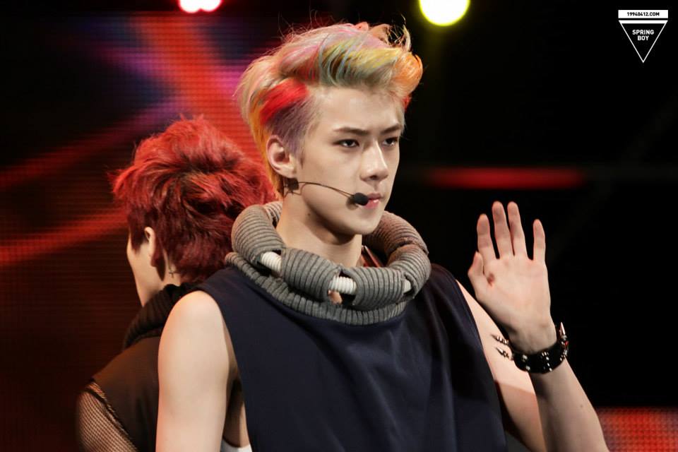 สีผมมักเน่ sehun
