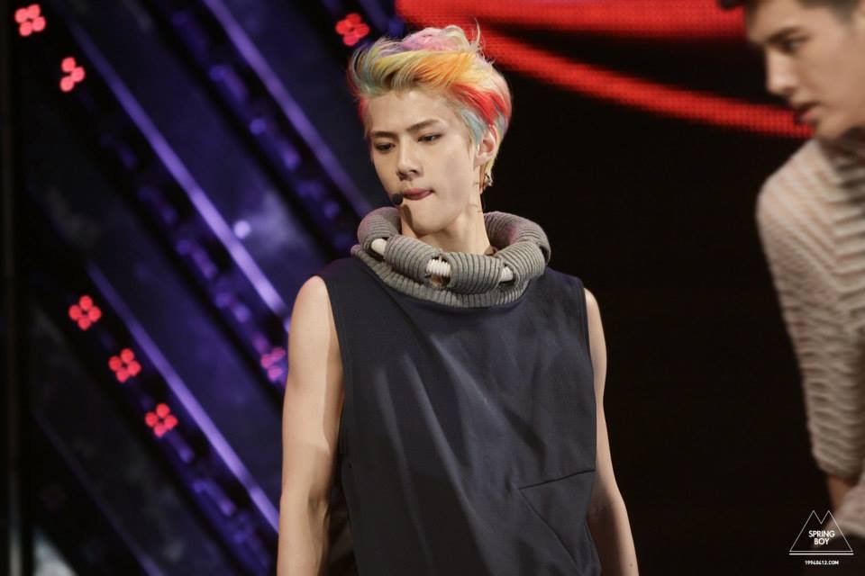 สีผมมักเน่ sehun