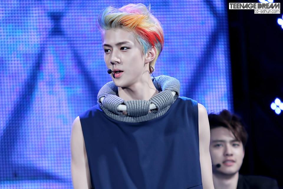 สีผมมักเน่ sehun