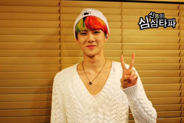 สีผมมักเน่ sehun